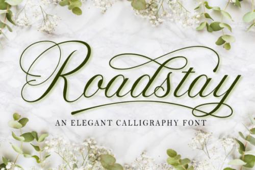 Roadstay Calligraphy Font 1