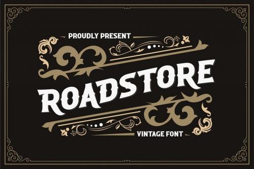 Roadstore Vintage Display Font