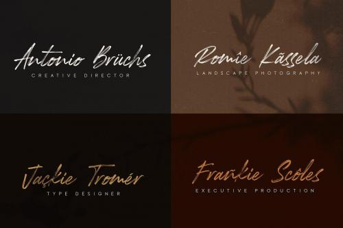 Rockness Handbrush Font 4