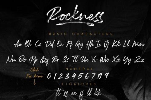 Rockness Handbrush Font 9