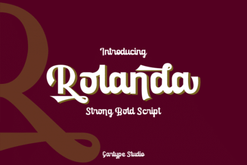 Rolanda Script Font 1