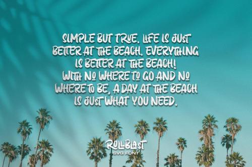 Rollblast Brush Font 9
