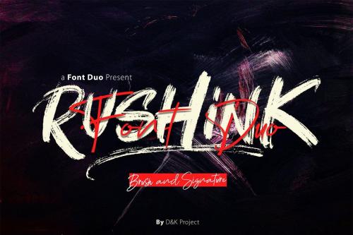 Rushink Brush Font