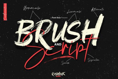 Rushink Brush Font 2