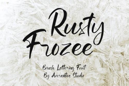 Rusty Frozee Script Font 1