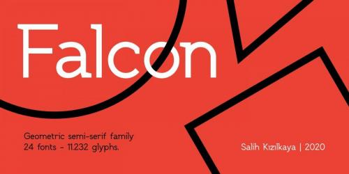 SK Falcon Sans Serif Typeface 1
