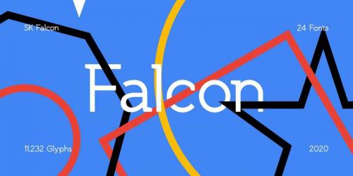 SK Falcon Sans Serif Typeface 12