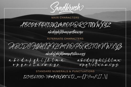 Sandbrush Brush Font Free Download 8