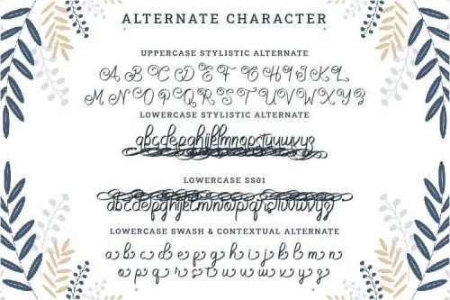 Savattera Handwritten Font 5