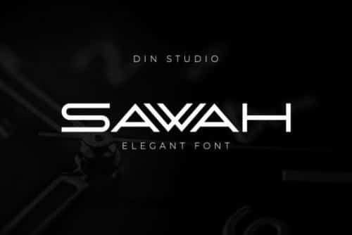 Sawah Modern Elegant Display Font 1