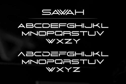Sawah Modern Elegant Display Font 2