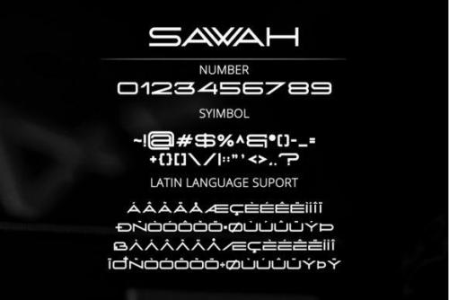Sawah Modern Elegant Display Font 3