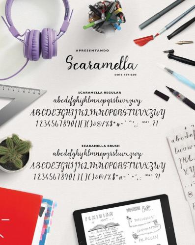 Scaramella Script Font 1