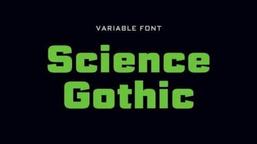 Science Gothic Font