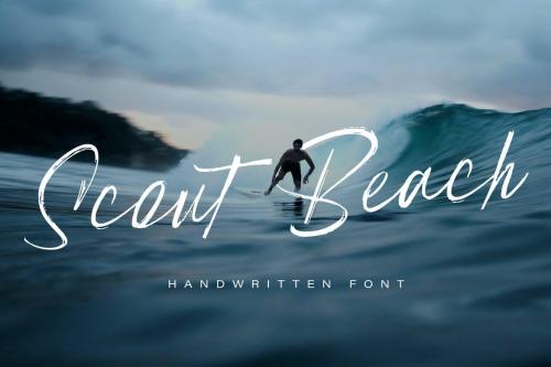 Scout Beach Handwritten Brush Font 1