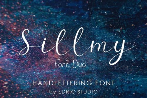 Sillmy Script Font Duo 10