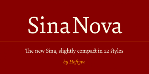 Sina Nova Font Family 1