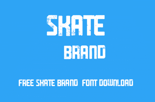 Skate Brand Font