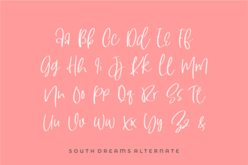 South Dreamers Script Font 4