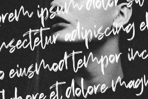 Squidrock Handbrush Typeface 2