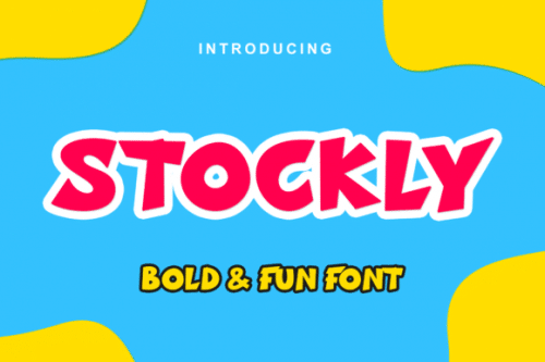 Stockly Display Font 1