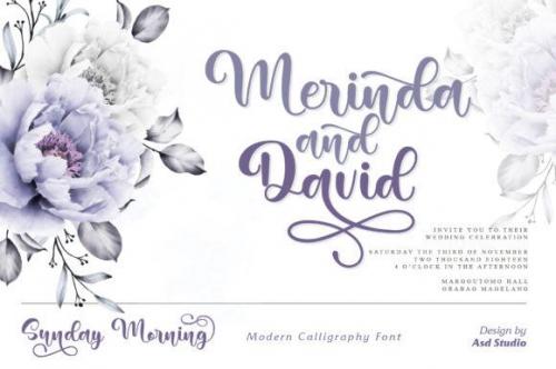 Sunday Morning Calligraphy Font  1