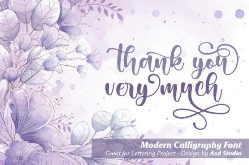 Sunday Morning Calligraphy Font  10