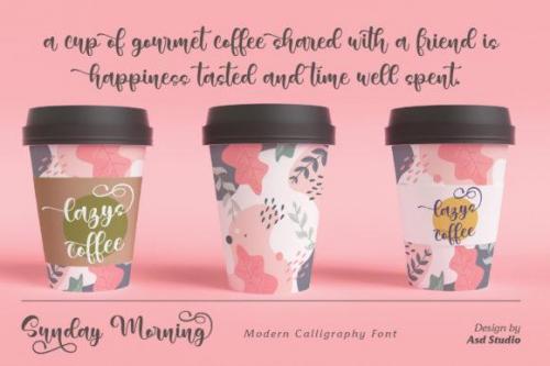 Sunday Morning Calligraphy Font  6