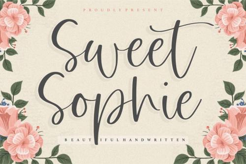 Sweet Sophie Handwritten Script Font 1