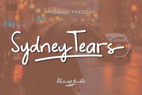 Sydney Tears Script Font