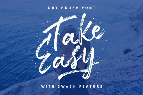 TakeEasy Brush Font  1