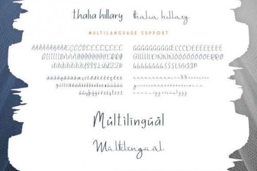 Thalia Hillary Font Duo  7