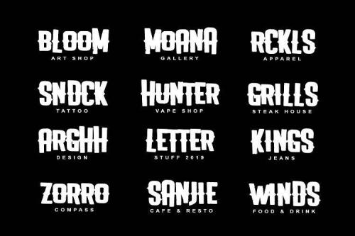 The Blink Kiss Logotype Font 1