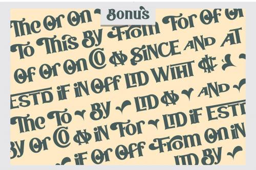 The Bodbug Typeface 9
