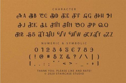 The Kingston Script Font 7