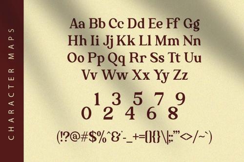 The Texterius Serif Font 10