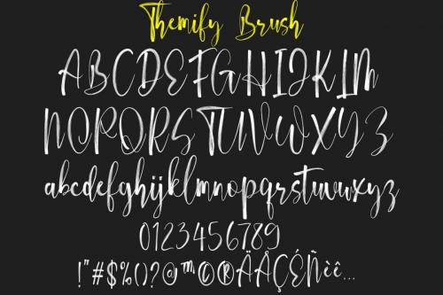 Themify Brush Script Font 2