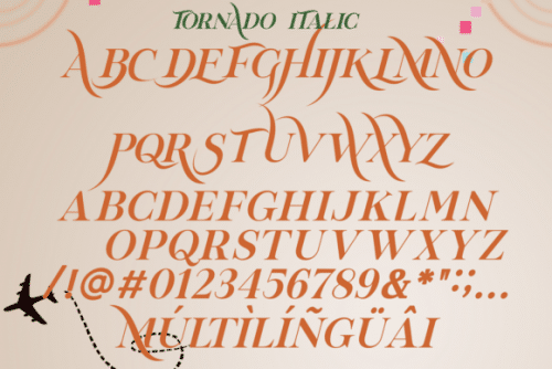 Tornado Modern Serif Font 3