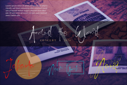 Traffalgar D’ Signature Font 1