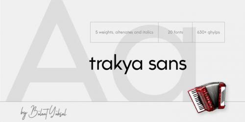 Trakya Sans Serif Font 1
