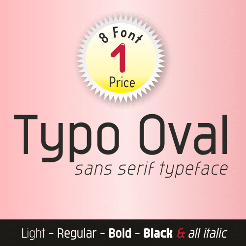 Typo Oval Sans Serif Font 1
