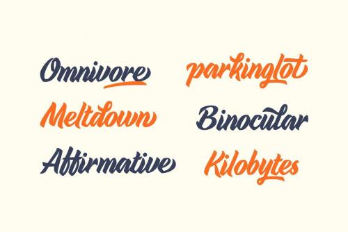 Urbax Script Font 5