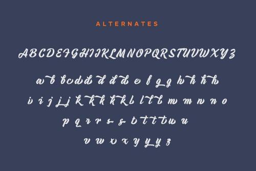 Urbax Script Font 9
