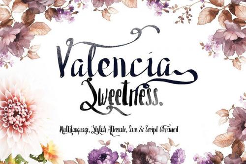 Valencia Sweetness Font Free (1)