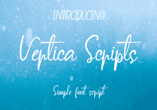 Vertica Script Font 1