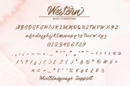 Western Typeface  15