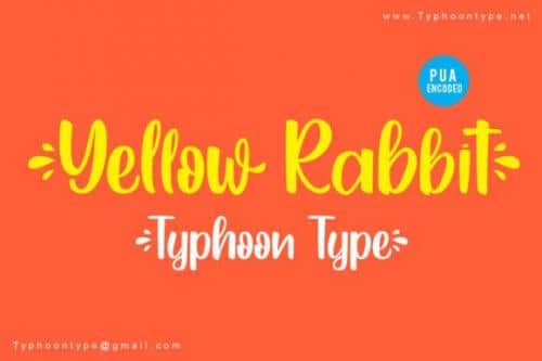Yellow Rabbit Font