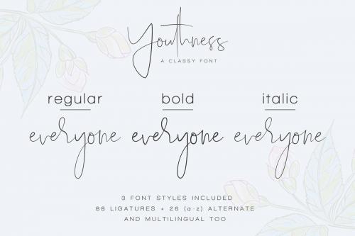 Youthness Script Font Free Download 2