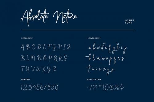 Absolute Nature Font 3
