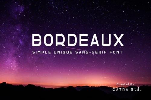 BORDEAUX Font